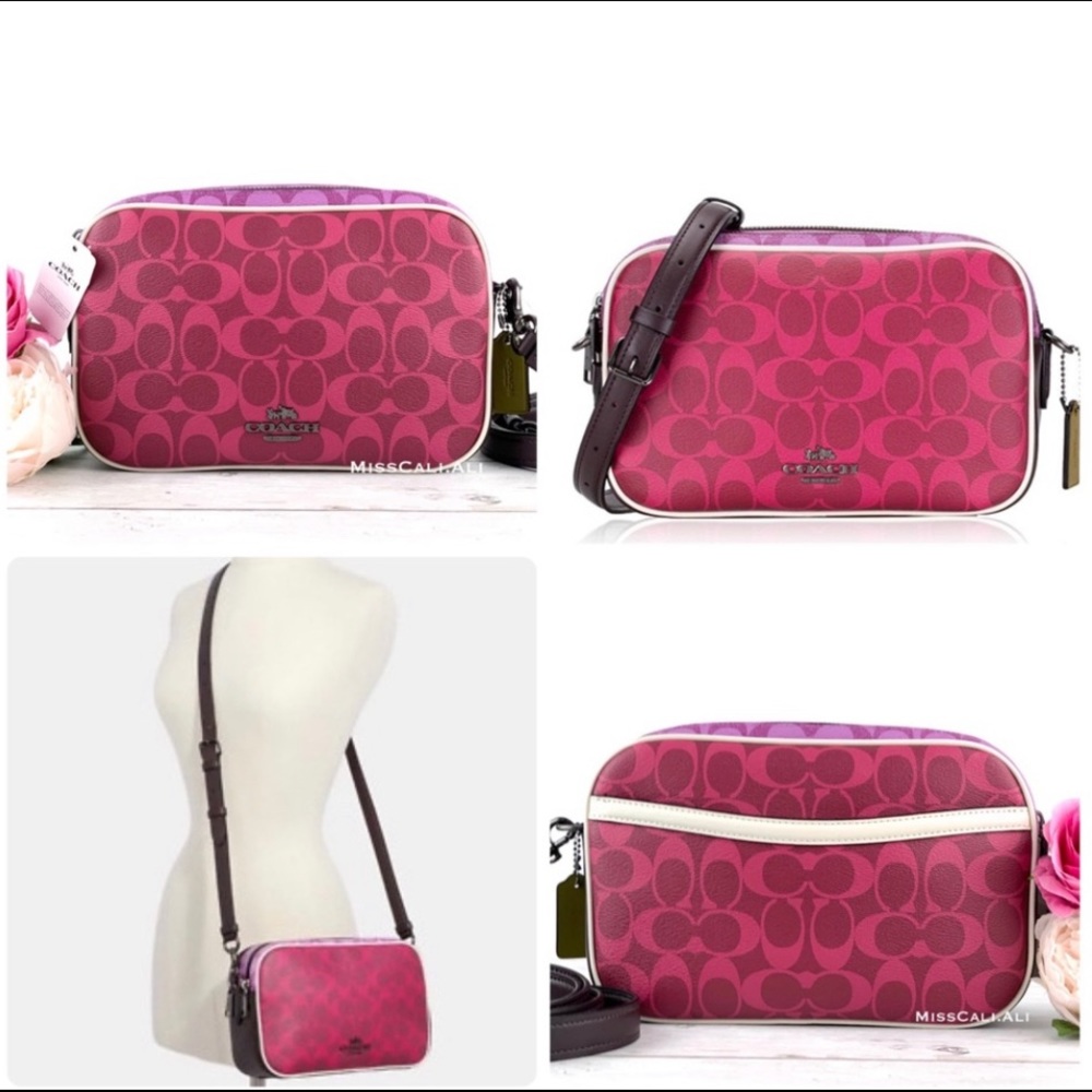 NWT COACH Corner Zip Wristlet Signature Canvas Bag Box - Picture 9 of 15
